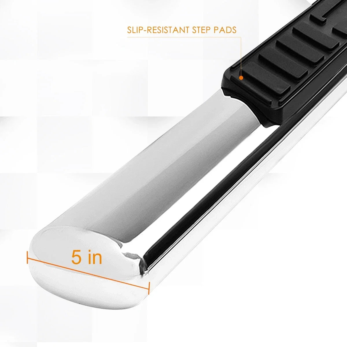 Set of 2 Oval Side Step Nerf Bars for Silverado/Sierra (2019–2021)