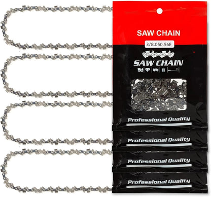 Set of 4 Durable 16 Inch Chainsaw Chains for Craftsman & Echo