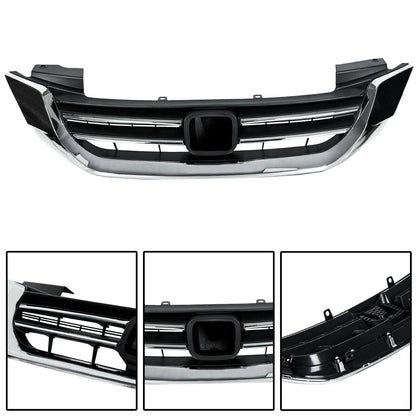 Chrome Front Upper Bumper Radiator Grille for Honda Accord (2013–2015) #HO1200214