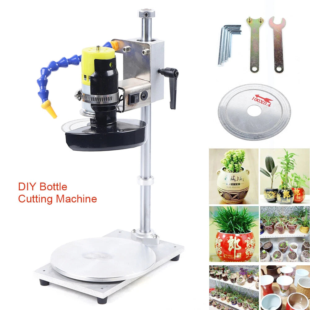 DIY Glass Bottle Cutter Kit for Beer Wine (3000-6000RPM Speed)