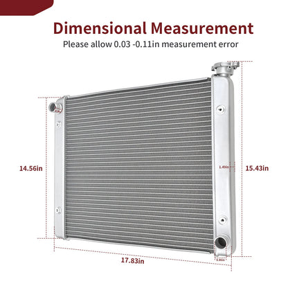 High Performance Aluminium Radiator for Polaris General 1000 4 (2017–2022, 2025) 1241135, 1241123