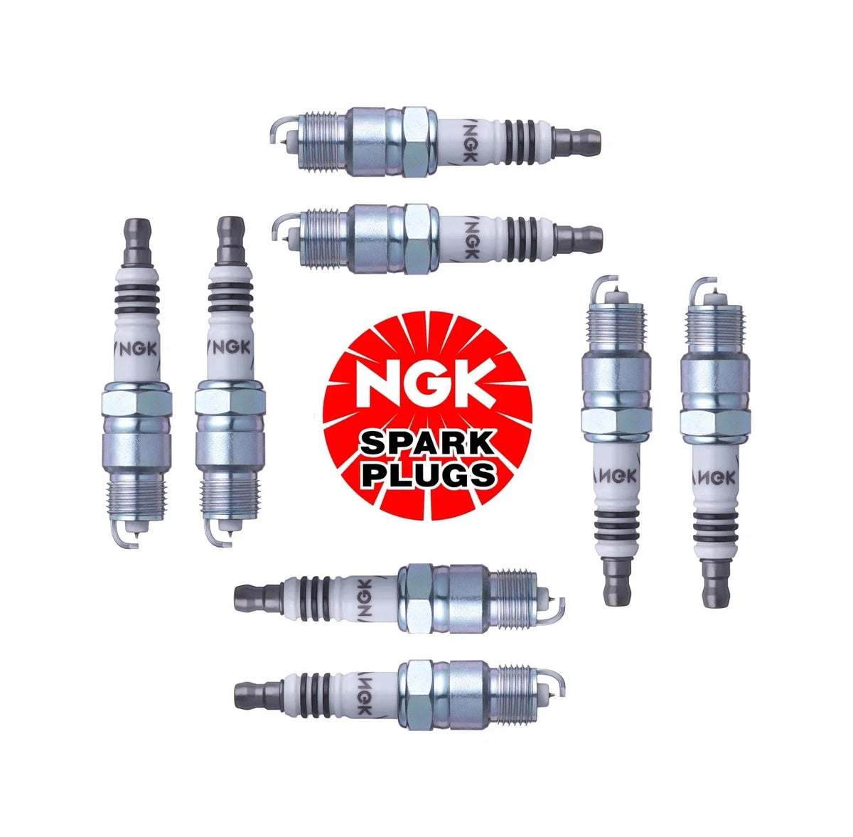 Set of 8 NGK Iridium IX Spark Plugs for Buick Cadillac Chevy Ford GMC Mercury Pontiac