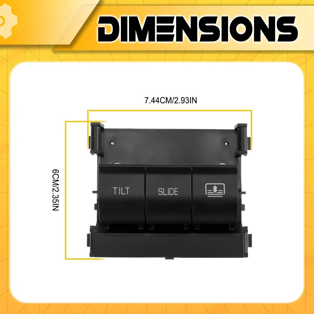 Overhead Console Power Sunroof Switch for Ford Explorer (2011–2017) BB5Z-15B691-AA