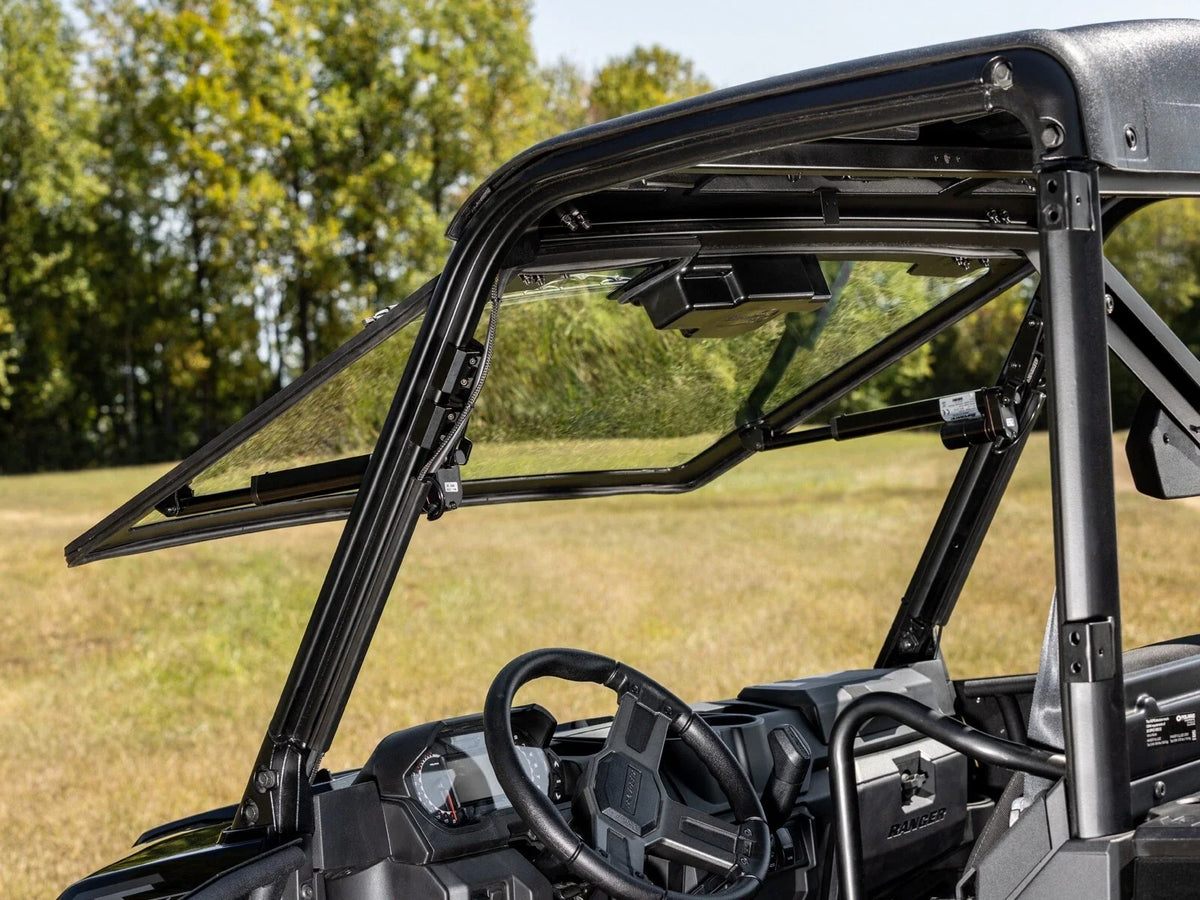 Power Flip Glass Windshield w/Wiper for Polaris Ranger XP1000 (2018–2023)