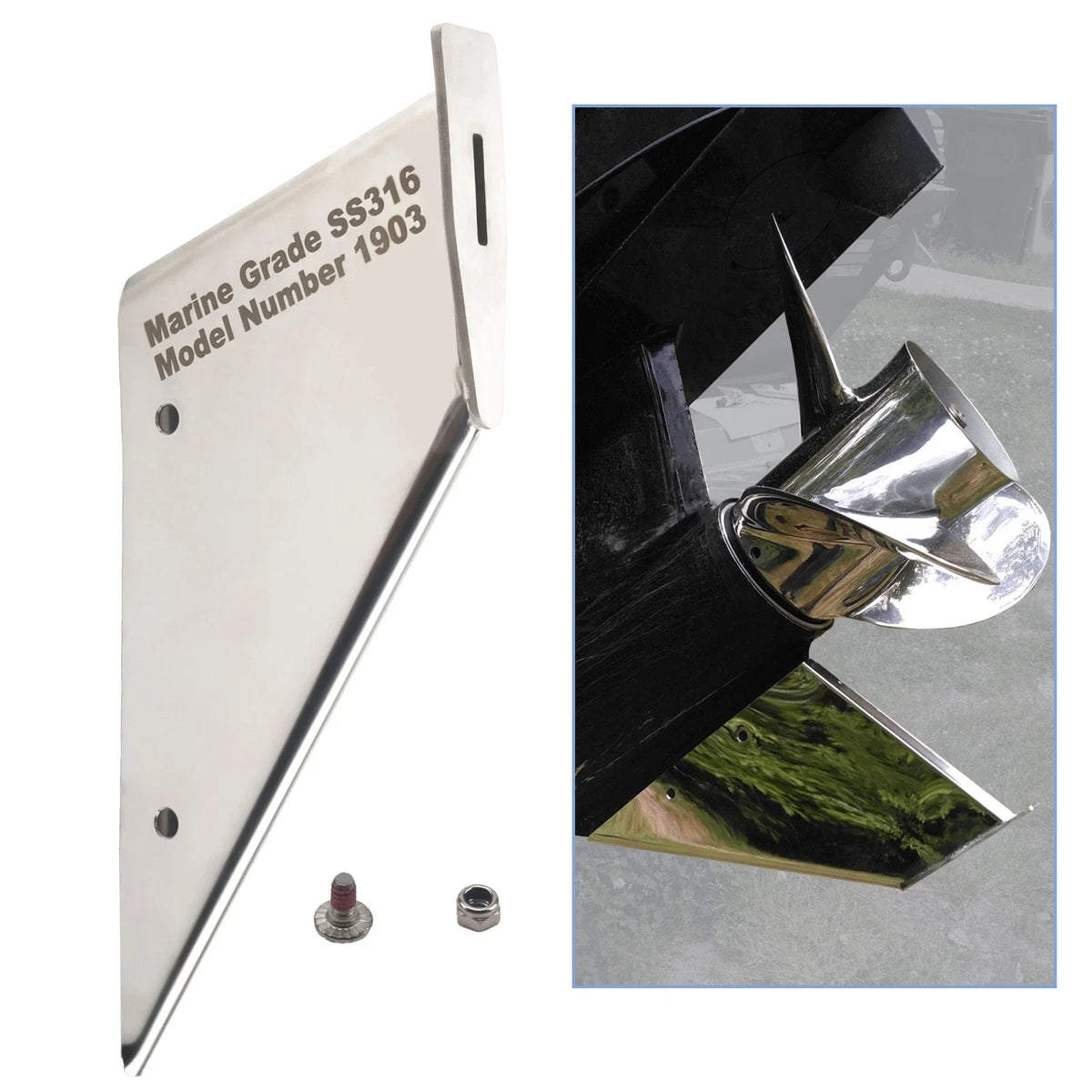 Skeg Guard for Mercury Mariner Johnson Evinrude 40-60HP Outboard (27341)