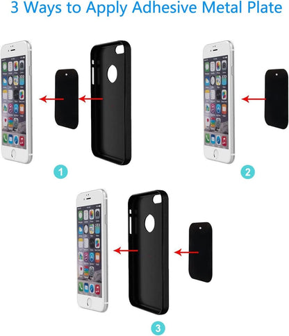 Metal Plates Adhesive Stickers for Magnetic Car Mount Phone Holder