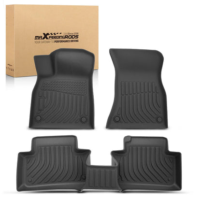 Set of 2 Black TPE Floor Mats for Audi SQ5 (2018–2023) Waterproof Liners