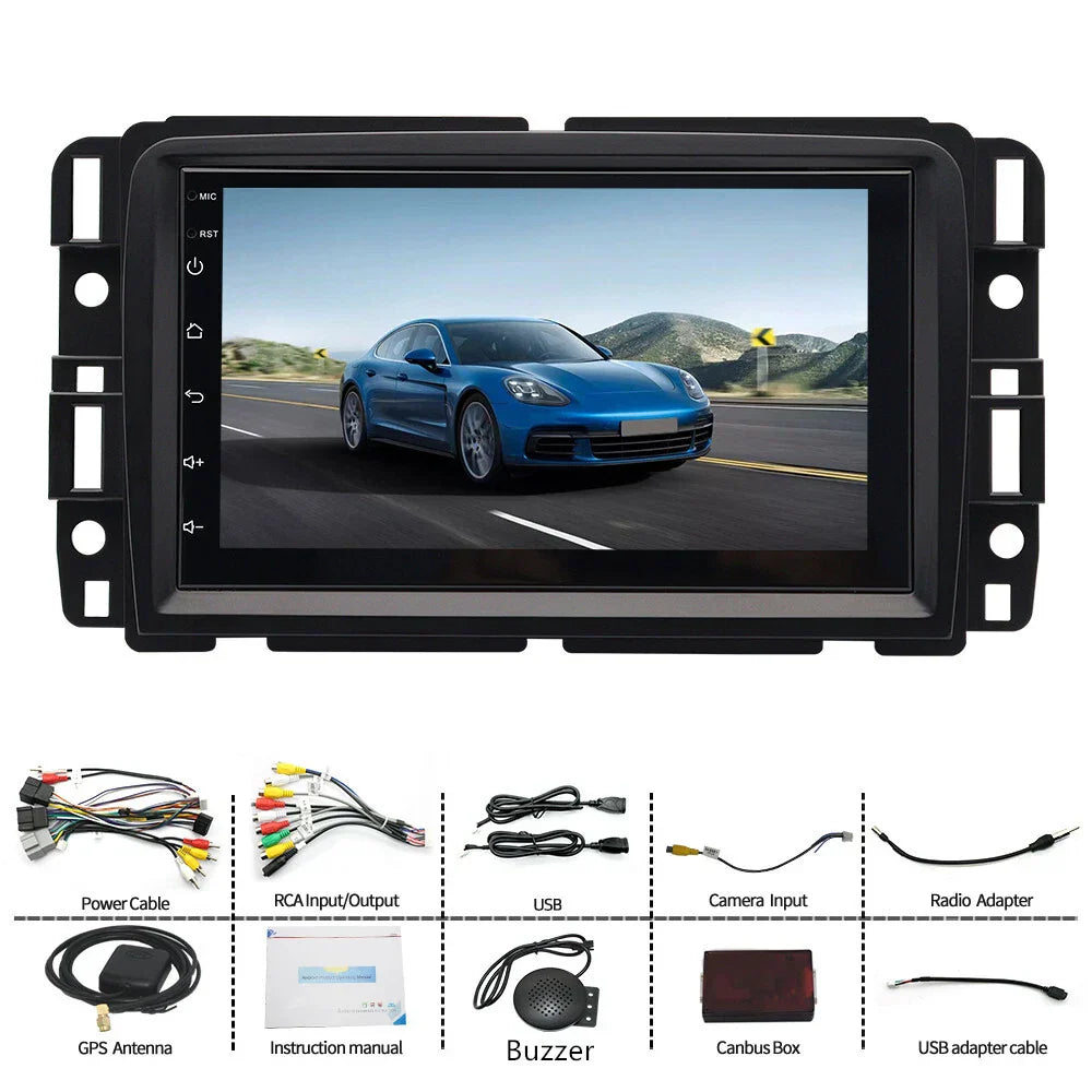 7'' Car Stereo GPS for GMC Acadia, Chevrolet Traverse, Buick Enclave (2013-17)