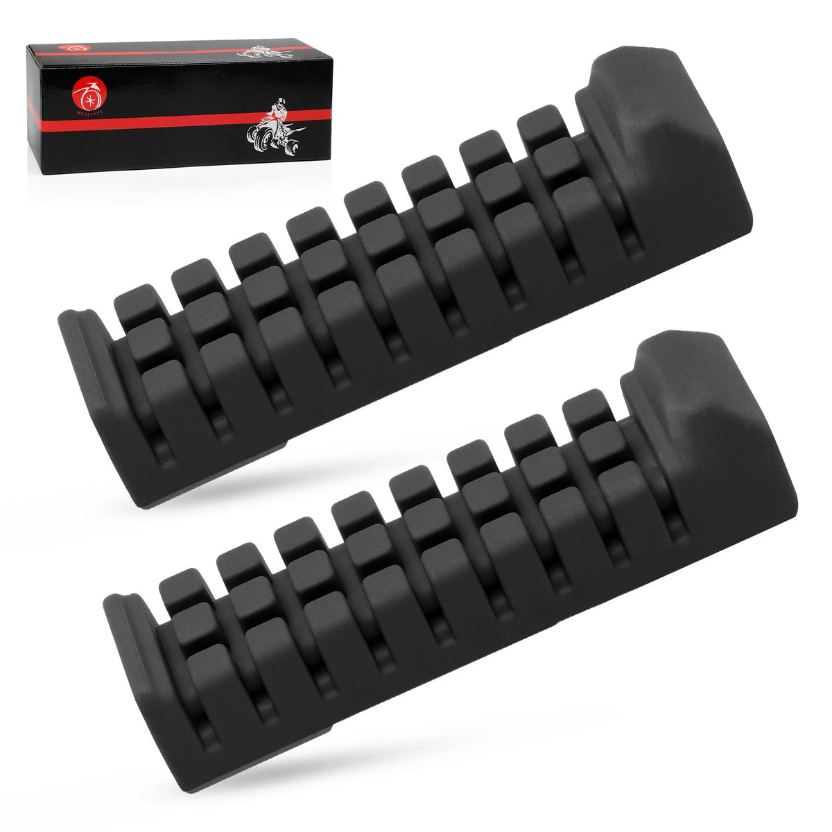 2X Foot Peg Rest Rubber for Suzuki QuadSport 80 LT80 (1987–2006) 43551-40B00