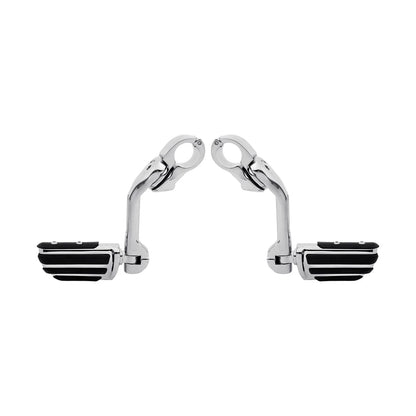 Adjustable 1-1/4" Highway Foot Pegs for Harley Touring Street Glide