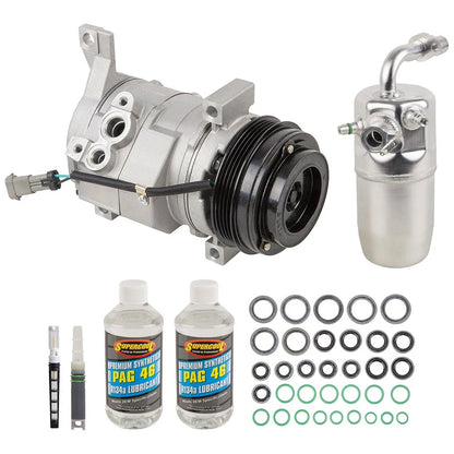 AC Compressor & A/C Kit for Chevy Silverado & GMC Sierra (2008) 60-81583RK, 1000-ACC1300