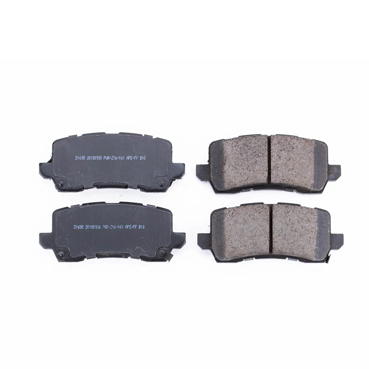 2X Powerstop Brake Pad Sets for Acura TLX Honda Odyssey (2014–2020) 16-1698, SSCP1698, MGD1698CH, TRC1698