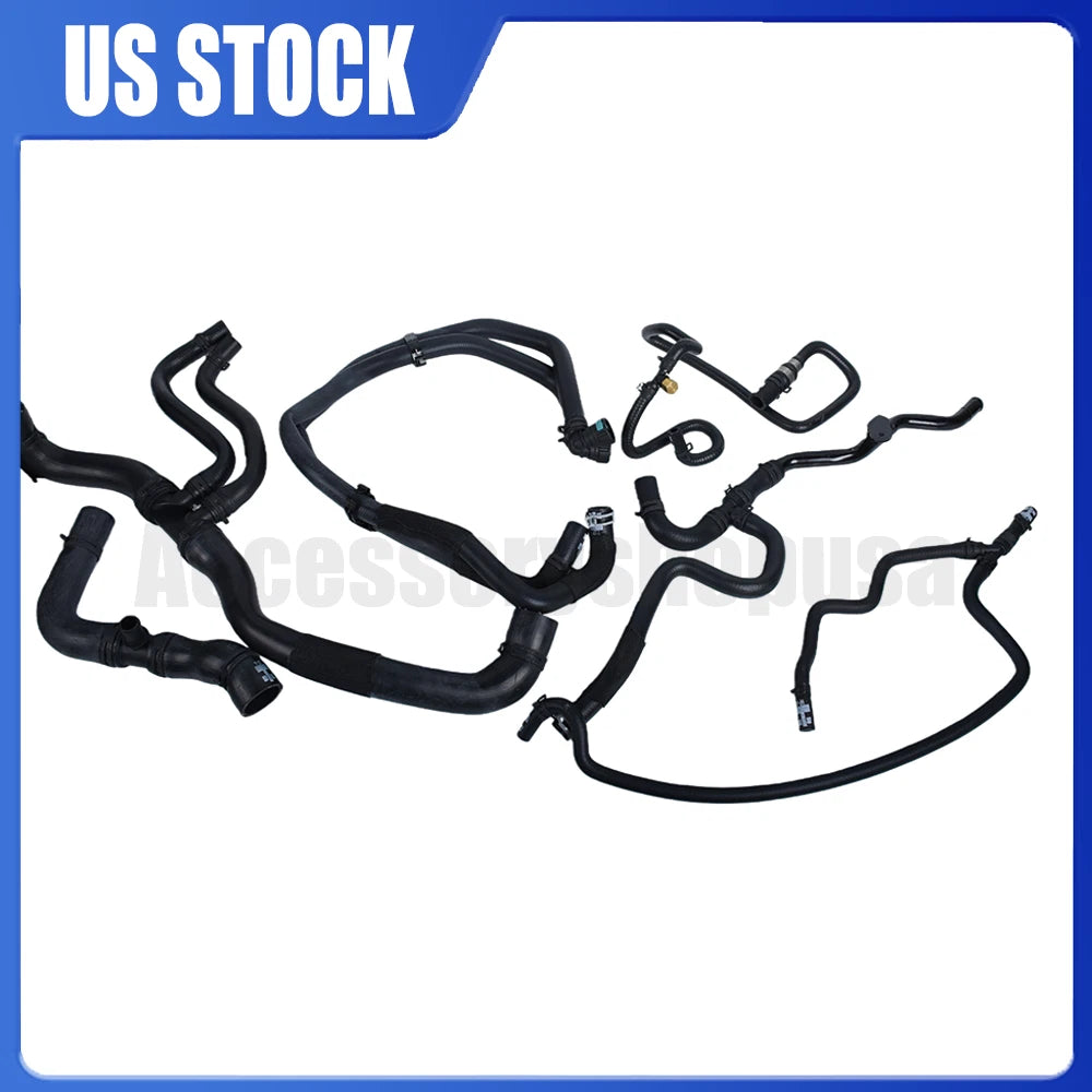 Radiator Heater Hose Thermostat Coolant Kit for Range Rover Sport LR3 V8