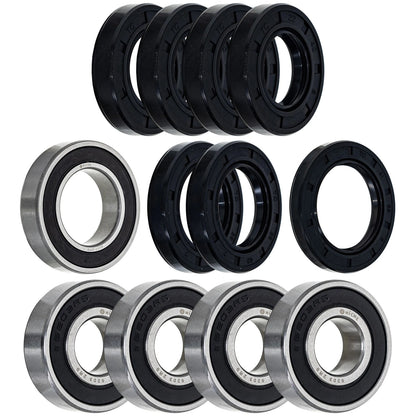 Wheel Bearing Seal Kit for Kawasaki KLF185 (1985–1995) MK1008377, 6203-2RS, 6007-2RD