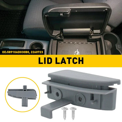 Center Console Lid Latch for Toyota Tacoma (2005–2023) Gray