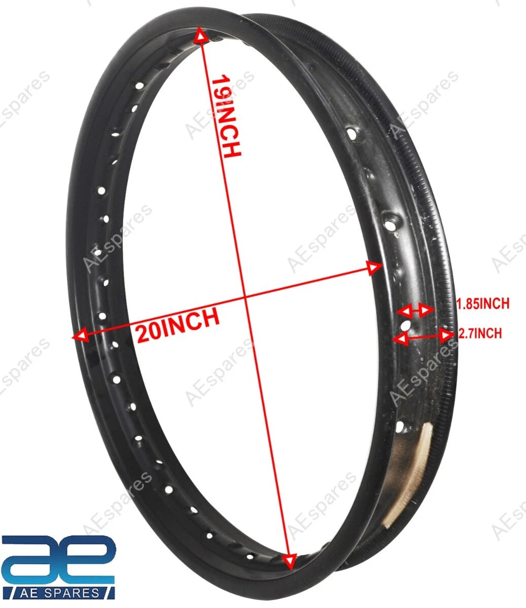 Front Wheel Rim 1.85x19" for Royal Enfield Classic 350cc 500cc (2010–2023)