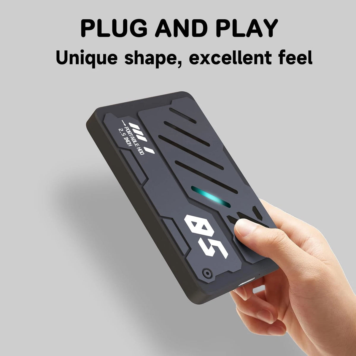 250GB Ultra Slim Portable External Hard Drive for USB 3.0 (2010–2023)