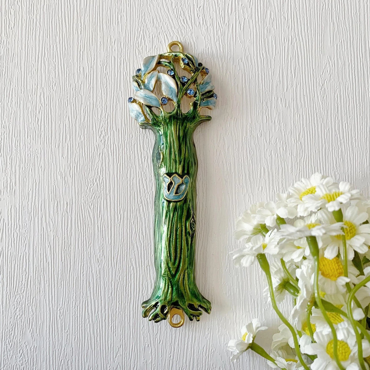 4.9 Inches Hand-Painted Mezuzah for Home Decor (2023)