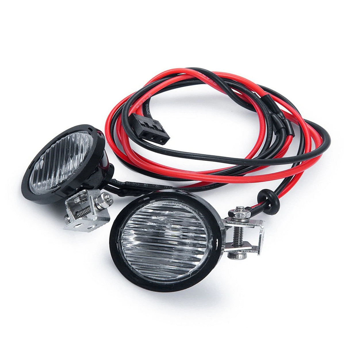 2X Round Headlights for Axial TRX4/6 Redcat RR10 MST 1/10 1/8 RC Car