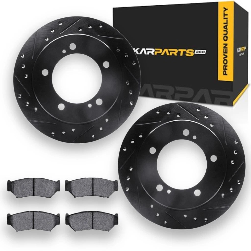 Brake Rotor Set with Pads for Suzuki Sidekick (1991–1998) ALX-PAU-DF-8512-47268-CLA2