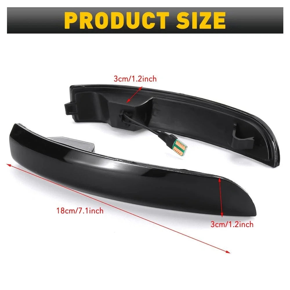 LED Wing Side Mirror Light for Ford Focus 3 MK3 (2013–2018) Turn Signal
