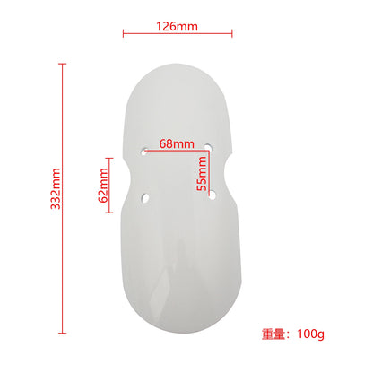 Front Fender Mudguard for Bonneville T100 Scrambler Thruxton (2001–2016) RH-155-White