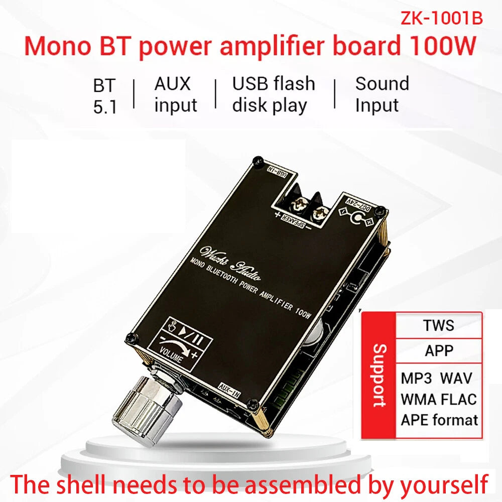4X Mono Bluetooth Audio Power Amplifier Module TWS DC7-24V TPA3116 100W