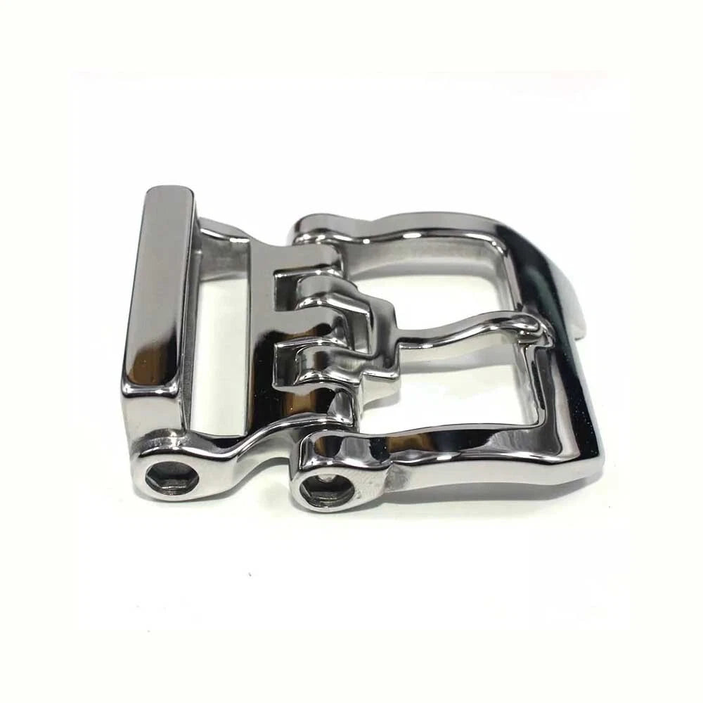 Set of 2 Heavy Duty Stainless Steel Belt Buckles for 1.5'' Belt