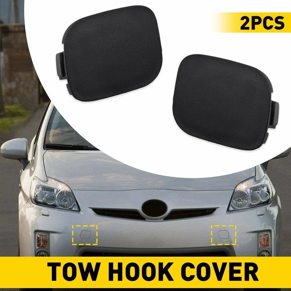 Set of 2 Tow Hook Eye Cap Covers for Toyota Prius (2010–2011)