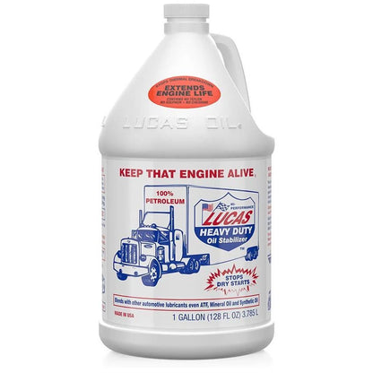 Set of 4 Lucas Oil Heavy Duty Oil Stabilizer 1 Gallon LUC10002
