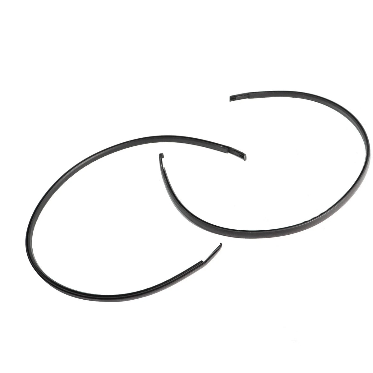2X Rubber Roof Drip Molding Weatherstrip Trim Kit for Toyota Corolla (2003–2008)