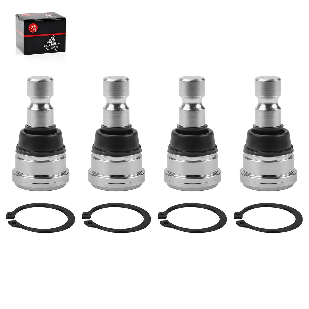 Set of 4 Upper & Lower Ball Joints for Polaris Ranger Crew 900 (2014–2019) 7082507, 7081991, 7081924, 7081859, 7081665