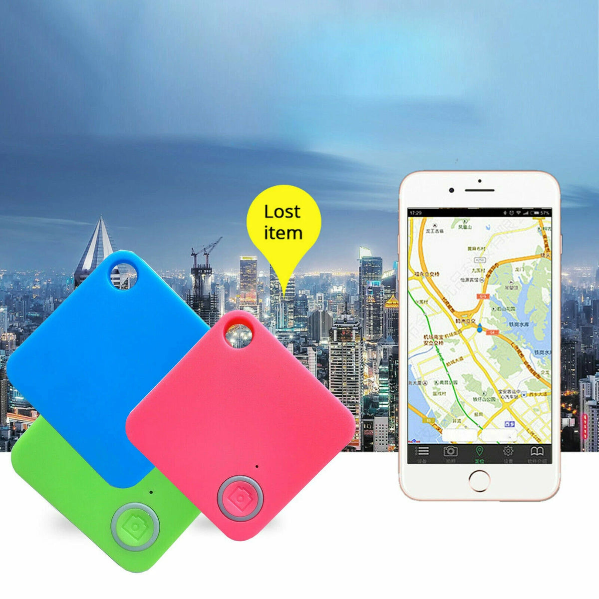 GPS Tracker for Wallet, Phone, Luggage, Valuables, Pets, Kids