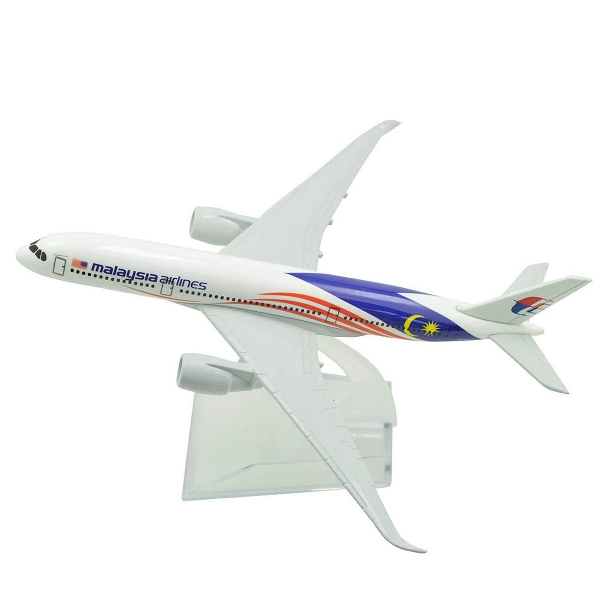 16cm A350 Malaysia Airlines Airplane Model with Display Stand