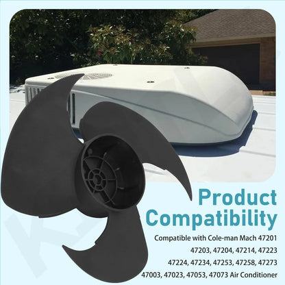 Fan Blade for Coleman Mach 8 Polar Cub RV Air Conditioner (1472D5041)