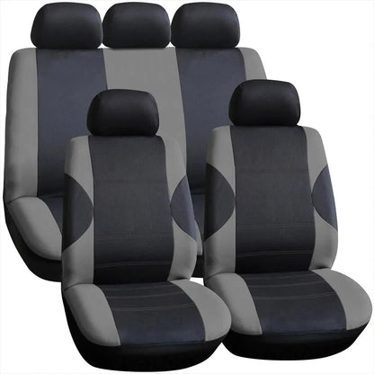 11pc Universal Seat Cover Set for Car (SWSC54) - Grey