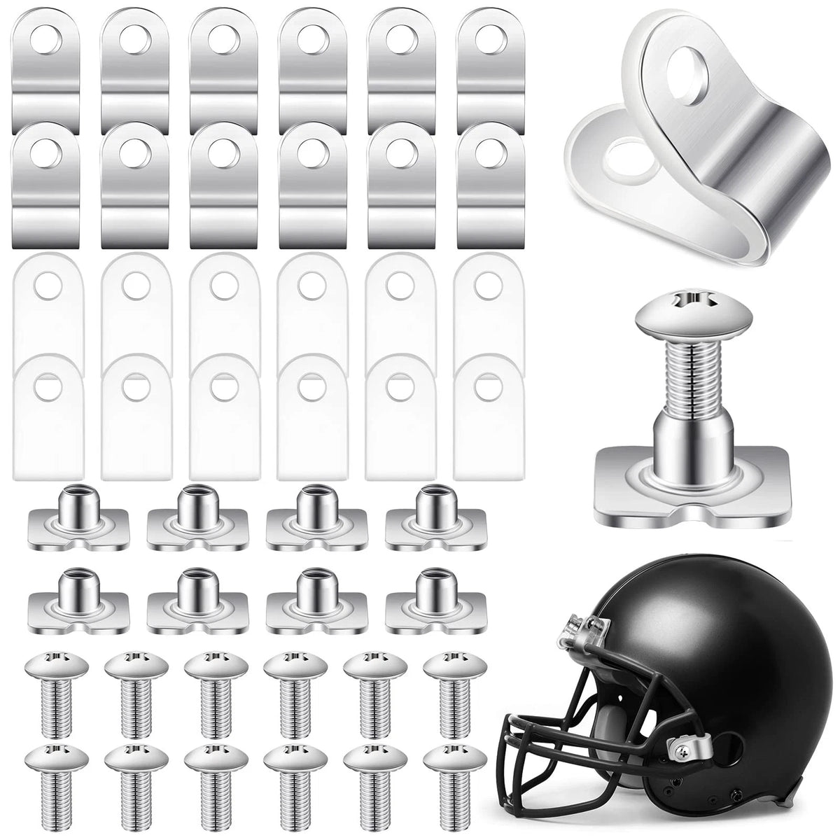 32 Pcs Football Helmet Repair Kit for