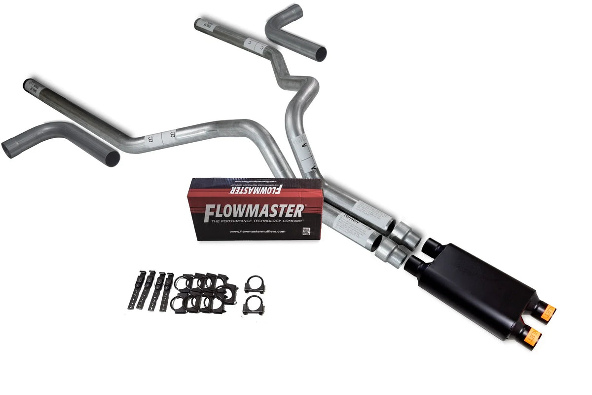 3" Dual Inlet Exhaust Kit for GM 2500 (2000–2006) - Flowmaster 40 Series