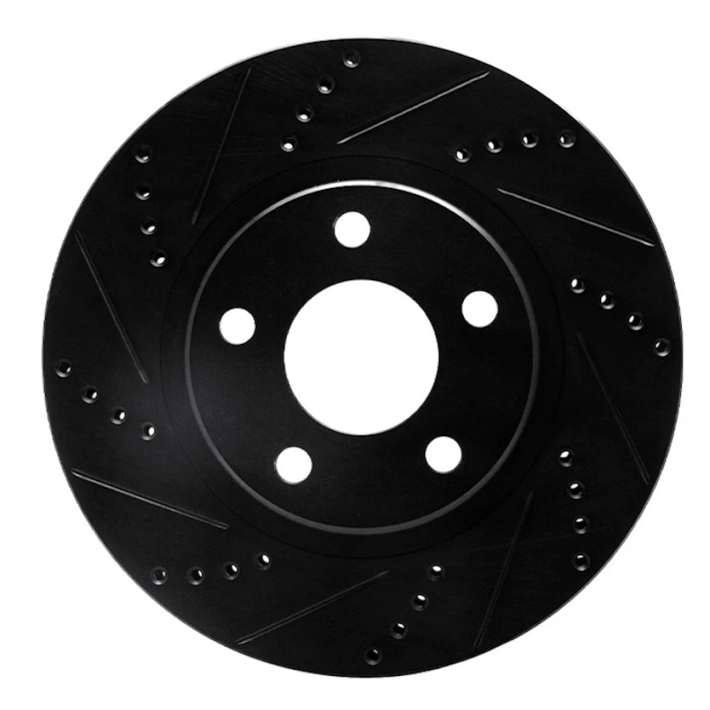 Rotor Set for Oldsmobile Aurora (2001–2003) ALX-PAU-DF-8002-45008-CLA12, Drilled & Slotted