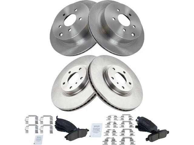 Brake Pad and Rotor Kit for Infiniti Q70 (2014, 2017–2019) 91599WGJJ