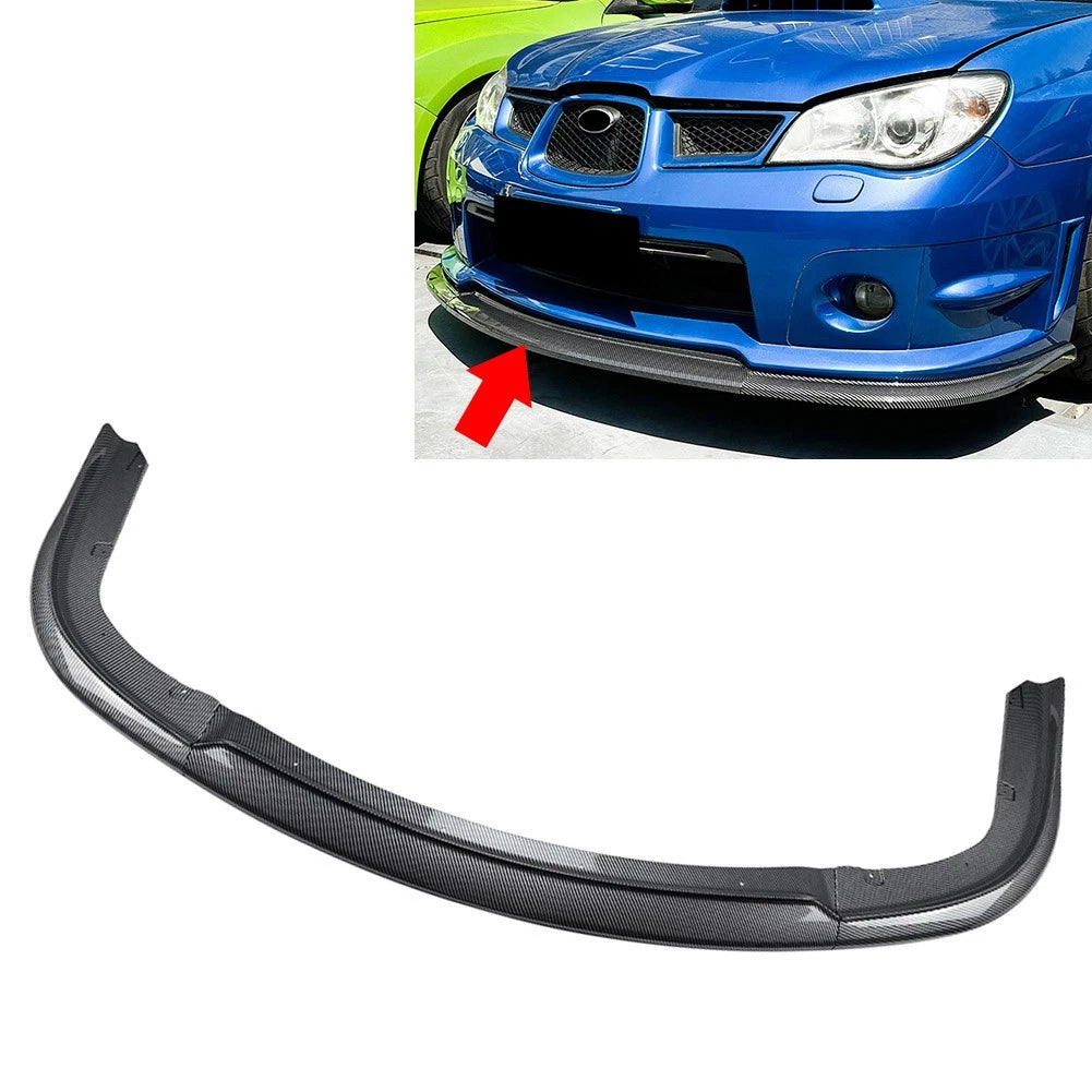 ABS Front Bumper Lip Spoiler for Subaru Impreza WRX STI (2006–2007)