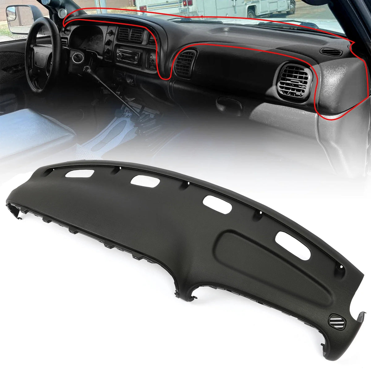 Dashboard Replacement Pad for Dodge Ram 1500 (1998–2001) & 2500 3500 (1998–2002)