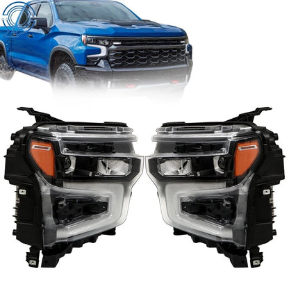 LED Headlights for Chevy Silverado 1500 ZR2 (2022–2024) Driver & Passenger Side