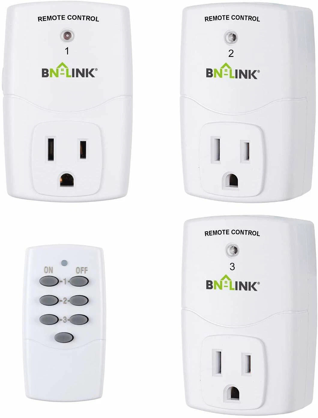 Wireless Remote Control Outlet Switch for House Appliances