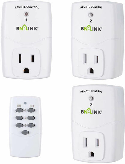 Wireless Remote Control Outlet Switch for House Appliances