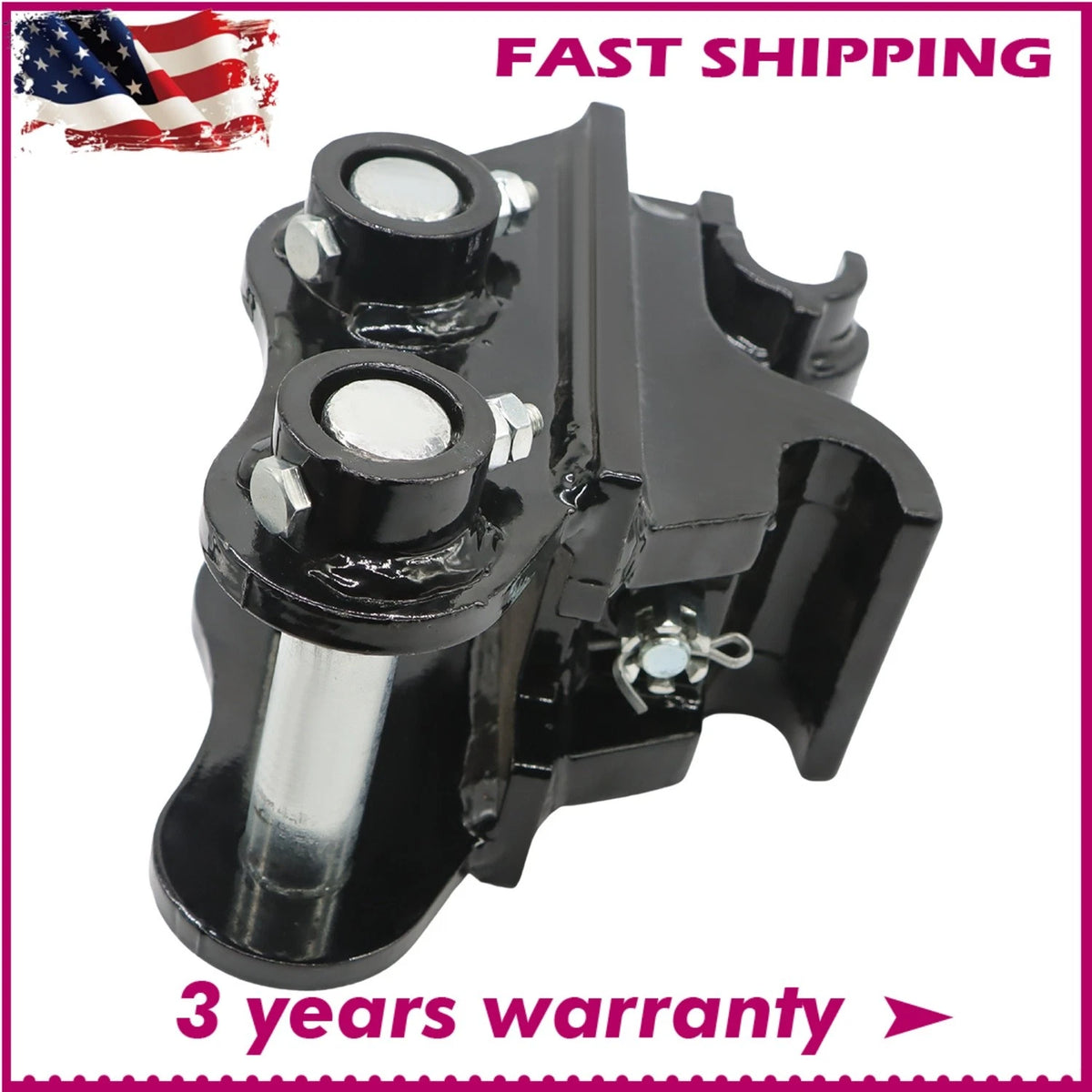Quick Hitch Coupler Attachment for Mini Excavators (0.8-2 Ton)
