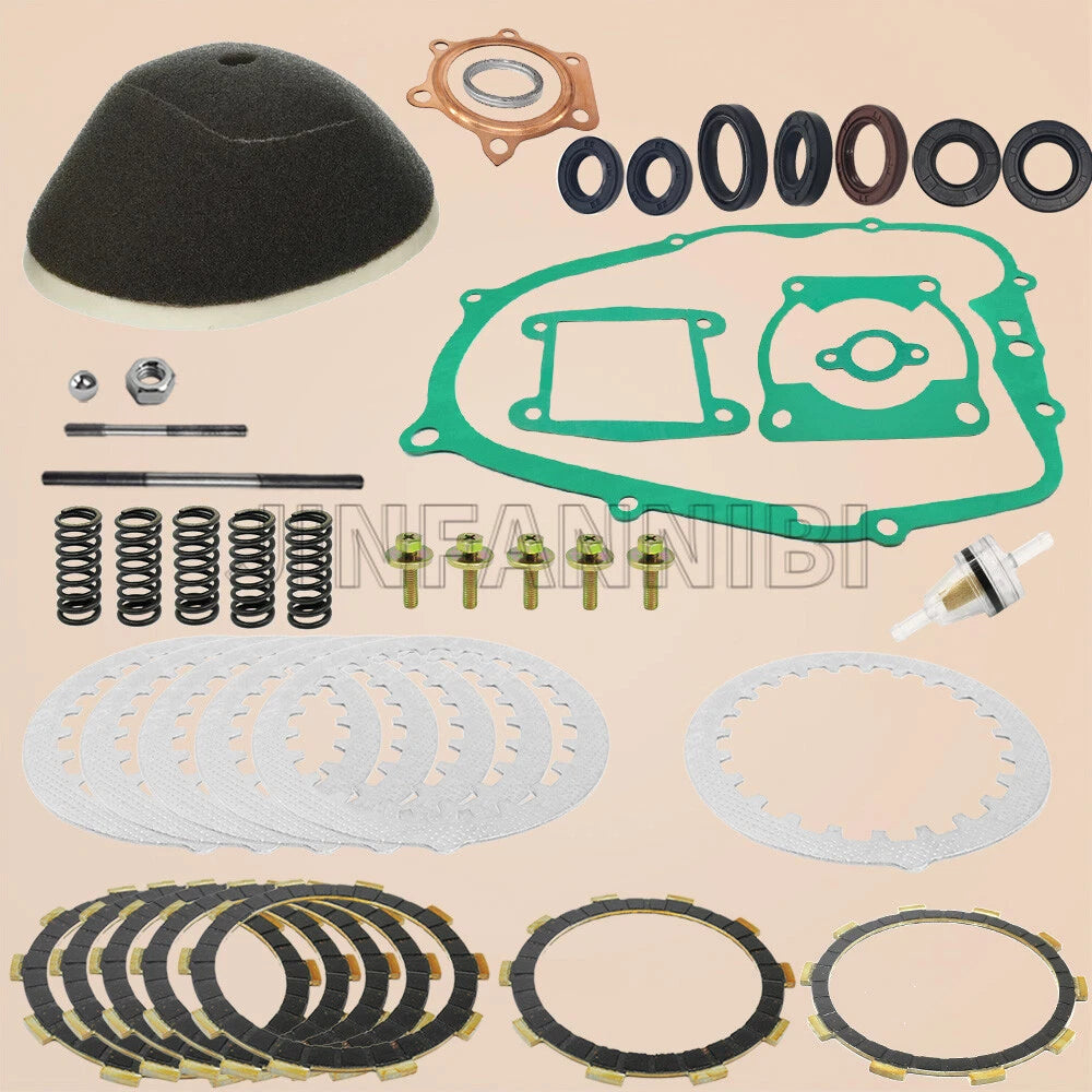 Clutch Friction Plates Kit for Yamaha Blaster 200 (1988–2006) 1HX-16331-00-00, 1V1-16324-00-00