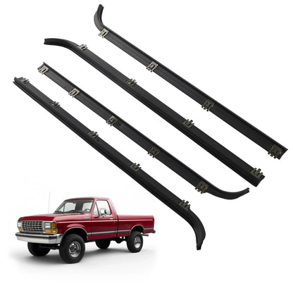 Door Window Seal Belt Weatherstrip for Ford F150/F350 (1987–1997) E7TZ1521452A