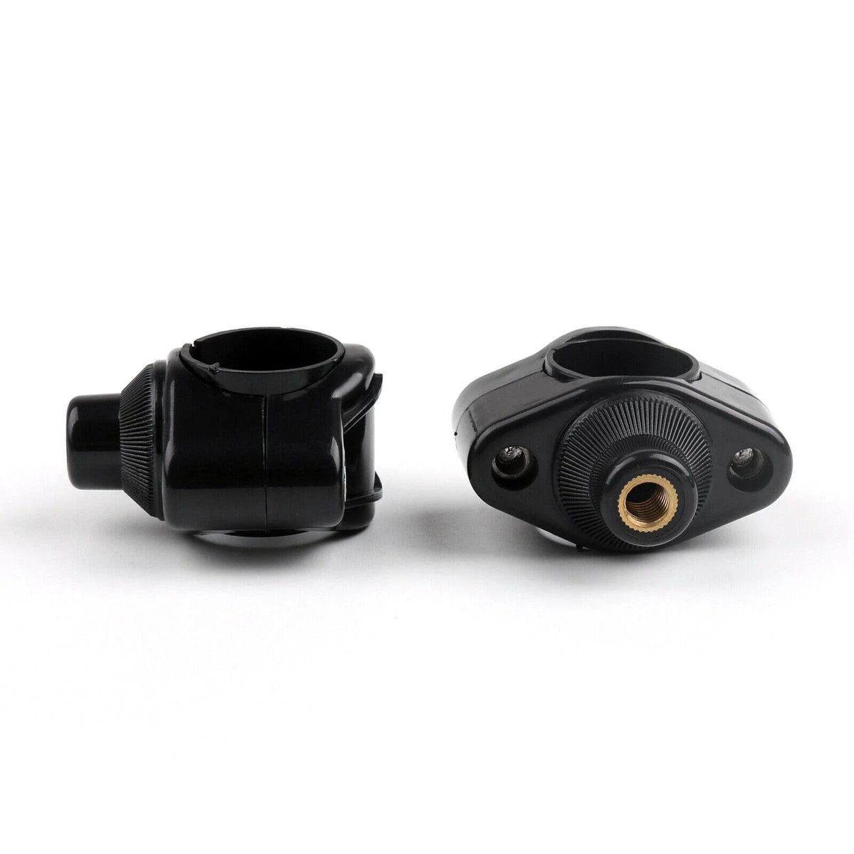Set of 2 Windshield Mounting Hardware Handlebar Clamps for