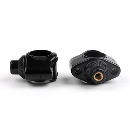 Set of 2 Windshield Mounting Hardware Handlebar Clamps for